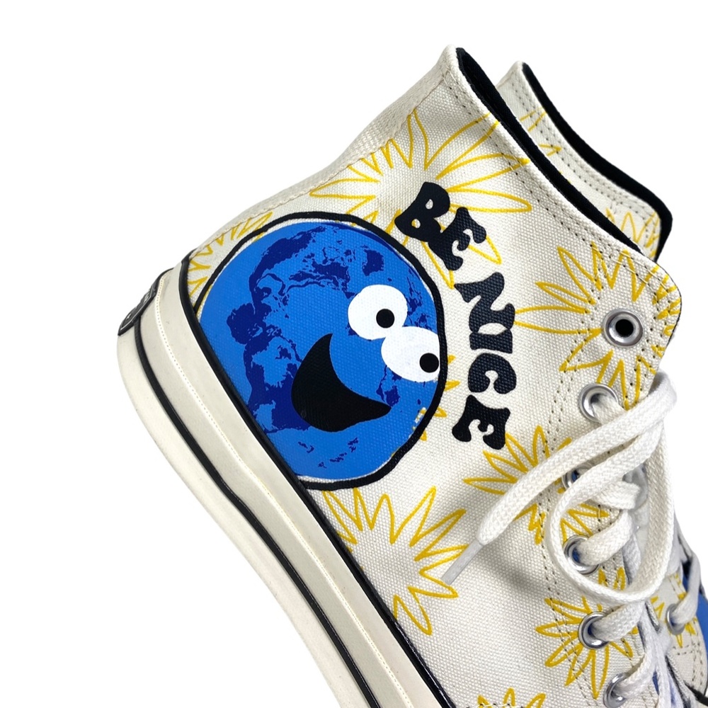 Converse Chuck Taylor 70 All Star High Top White Canvas Men’s Sneakers 172863C - Picture 9 of 12